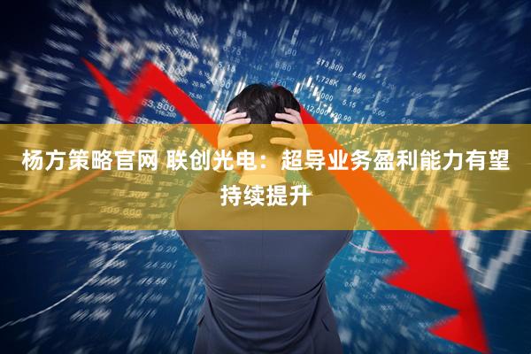 杨方策略官网 联创光电:超导业务盈利能力有望持续提升