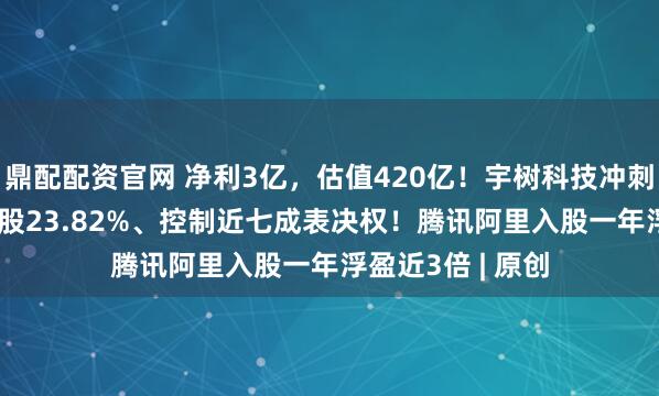 鼎配配资官网 净利3亿，估值420亿！宇树科技冲刺IPO，王兴兴持股23.82%、控制近七成表决权！腾讯阿里入股一年浮盈近3倍 | 原创